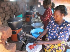 Nsangi Ugandan women cooking